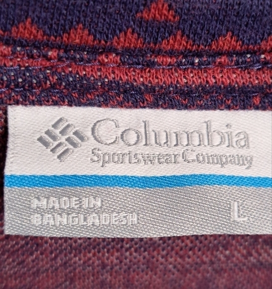 Columbia Women's Base Layer Shirt With Faux Snaps Size L - Picture 4 of 5